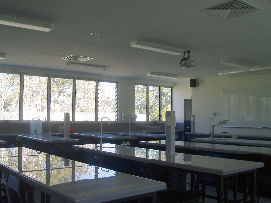Postsecondary students working in an applied learning environment